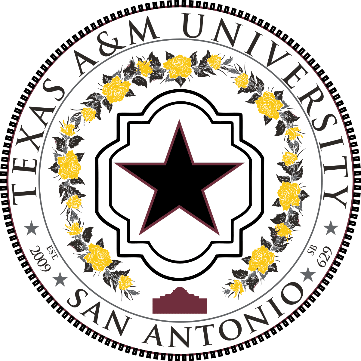 1200px Texas AM University San Antonio Seal.svg 